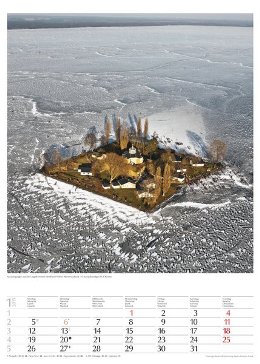 Bildkalender »Geschützte Naturlandschaften«, 300x420 mm, Januar