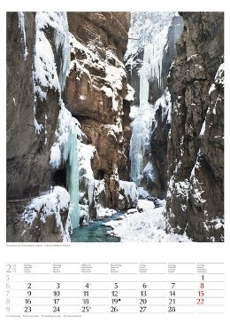 Bildkalender »Geschützte Naturlandschaften«, 300x420 mm, Februar