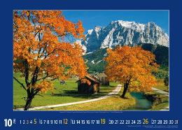 Bildkalender »Alpen im Licht«, 420x300 mm, Oktober