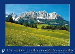Bildkalender »Alpen im Licht«, 420x300 mm, Juni