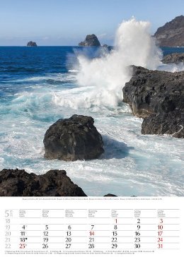 Bildkalender »Wasser, Wind und Wellen«, 300x420 mm, Mai
