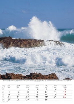 Bildkalender »Wasser, Wind und Wellen«, 300x420 mm, Juli