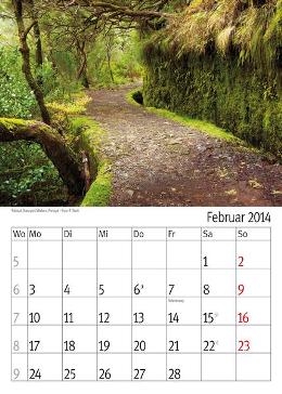 Bildkalender »Taumwege«, 300x420 mm, Februar