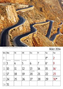 Bildkalender »Taumwege«, 300x420 mm, März
