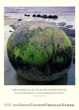 Bildkalender »Unsere wundervolle Erde«, 300x420 mm, Oktober