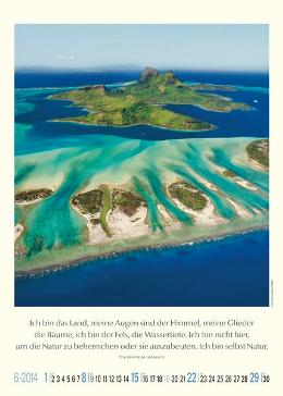 Bildkalender »Unsere wundervolle Erde«, 300x420 mm, Juni