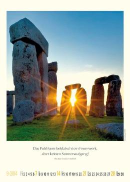 Bildkalender »Unsere wundervolle Erde«, 300x420 mm, September