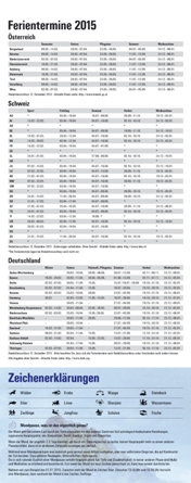 Streifenkalender »Mit dem Mond im Rhythmus«, 190x480 mm, Informationsblatt
