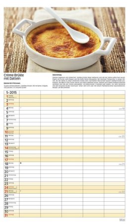 Bildkalender »Familietimer Küche«, 270x480 mm, Mai