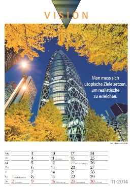 Bildkalender »Erfolg«, 235x335 mm, November