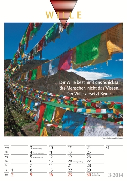Bildkalender »Erfolg«, 235x335 mm, März