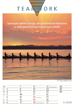 Bildkalender »Erfolg«, 235x335 mm, April