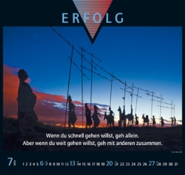 Bildkalender »Success«, 480x455 mm, Juli