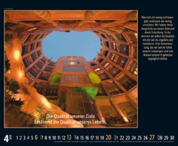 Bildkalender »Ziele«, 440x360 mm, April