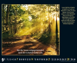Bildkalender »Ziele«, 440x360 mm, September