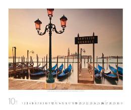 Bildkalender »Venezia«, 550x460 mm, Oktober