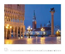 Bildkalender »Venezia«, 550x460 mm, Dezember