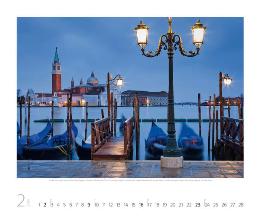 Bildkalender »Venezia«, 550x460 mm, Februar