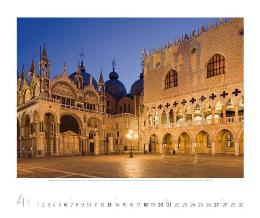 Bildkalender »Venezia«, 550x460 mm, April