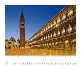 Bildkalender »Venezia«, 550x460 mm, August