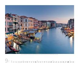 Bildkalender »Venezia«, 550x460 mm, September