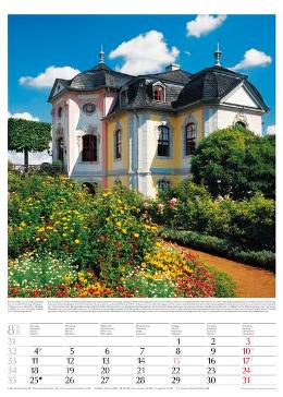 Bildkalender »Deutschland«, 300x420 mm, August