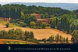 Bildkalender »Toscana«, 580x390 mm, Februar