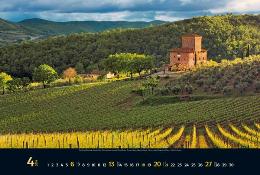 Bildkalender »Toscana«, 580x390 mm, April
