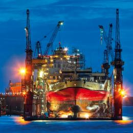 Buchkalender »Hamburg«, 300x300 mm, März