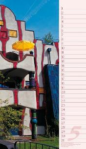 Geburtstagskalender »Hundertwasser«, 190x330 mm, Mai