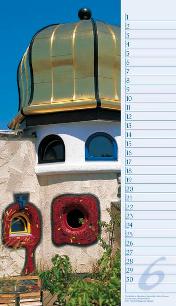 Geburtstagskalender »Hundertwasser«, 190x330 mm, Juni