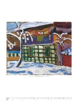 Kunstkalender »Der Blaue Reiter«, 480x640 mm, Dezember