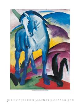 Kunstkalender »Der Blaue Reiter«, 480x640 mm, April
