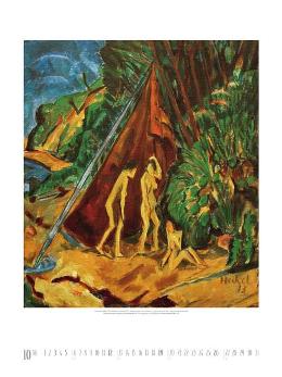 Kunstkalender »Expressionisten«, 480x640 mm, Oktober