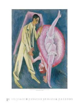 Kunstkalender »Expressionisten«, 480x640 mm, August