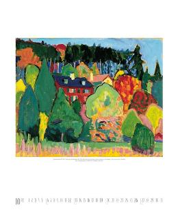 Kunstkalender »Gabriele Münter«, 460x550 mm, Oktober