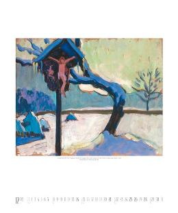 Kunstkalender »Gabriele Münter«, 460x550 mm, Dezember
