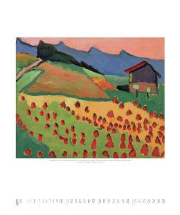 Kunstkalender »Gabriele Münter«, 460x550 mm, August