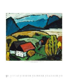 Kunstkalender »Gabriele Münter«, 460x550 mm, September