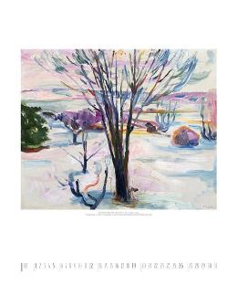 Kunstkalender »Edvard Munch«, 480x640 mm, Januar
