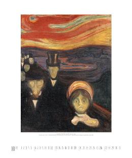 Kunstkalender »Edvard Munch«, 480x640 mm, Oktober