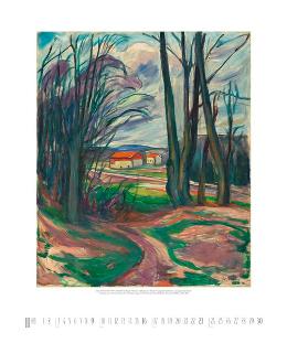 Kunstkalender »Edvard Munch«, 480x640 mm, November
