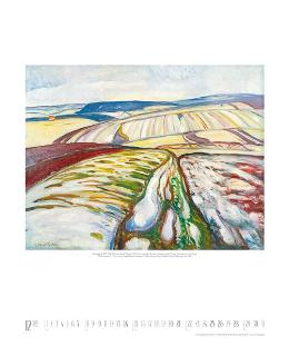 Kunstkalender »Edvard Munch«, 480x640 mm, Dezember