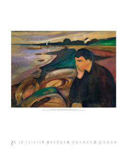 Kunstkalender »Edvard Munch«, 480x640 mm, Februar