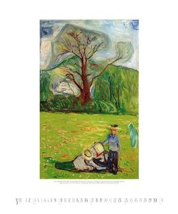 Kunstkalender »Edvard Munch«, 480x640 mm, März