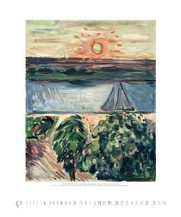 Kunstkalender »Edvard Munch«, 480x640 mm, April