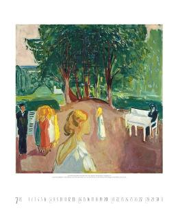 Kunstkalender »Edvard Munch«, 480x640 mm, JUli