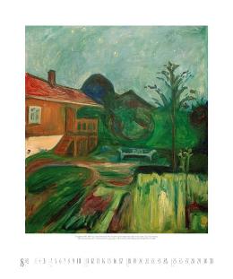 Kunstkalender »Edvard Munch«, 480x640 mm, August