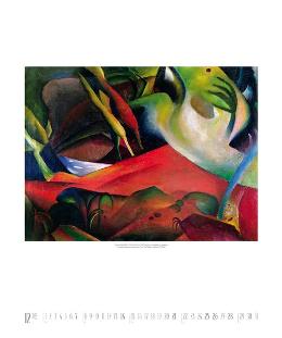 Kunstkalender »August Macke«, 460x550 mm, Dezember