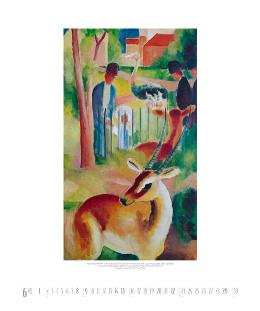 Kunstkalender »August Macke«, 460x550 mm, JUni